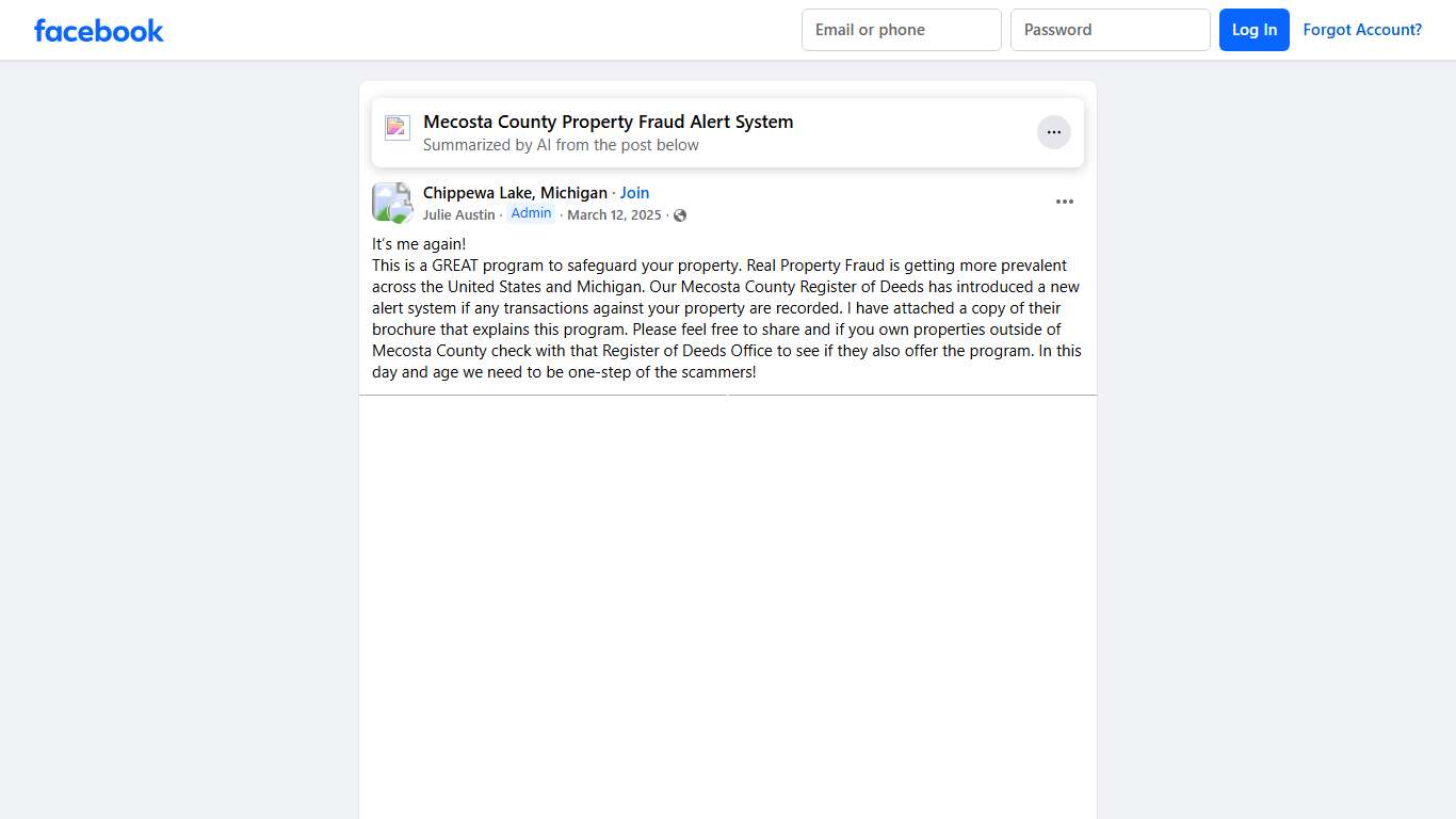 Chippewa Lake, Michigan It’s me again! Facebook